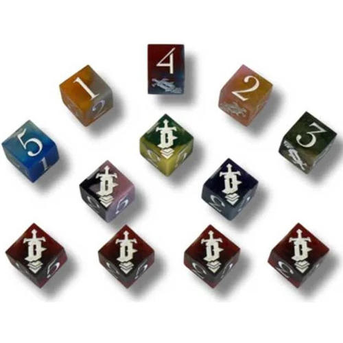BGSDSED Shuffle Dungeons Board Game: Sharp Edge Dice published by Zero Strategy Games