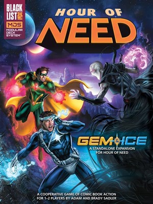 2!BLG031GAI Hour Of Need Board Game: Gem And Ice Expansion published by Blacklist Games