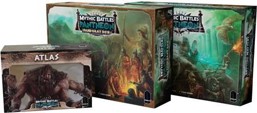 BLKMBP01 Mythic Battles Pantheon Board Game Plus Pandora's Box And Atlas published by Monolith Board Games