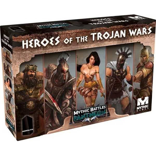 BLKMBP10 Mythic Battles Pantheon Board Game: Heroes Of The Trojan War Expansion published by Monolith Board Games