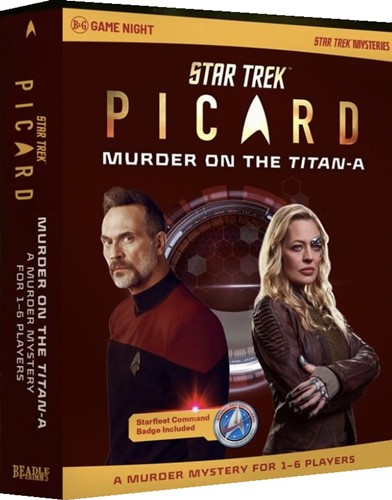 BNG051001 Star Trek: Murder On The Titan - A Murder Mystery Game published by Beadle & Grimms