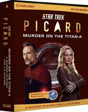BNG051001 Star Trek: Murder On The Titan - A Murder Mystery Game published by Beadle & Grimms