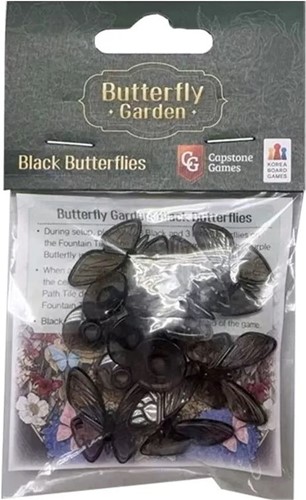 CAPBFG02 Butterfly Garden Board Game: Black Butterflies Mini Expansion published by Capstone Games
