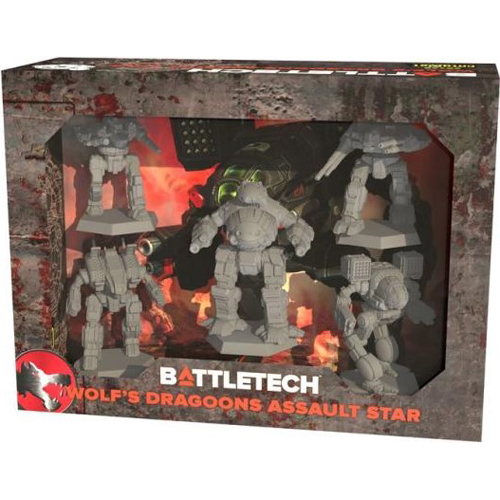 CAT35741 BattleTech: Wolf's Dragoons Assault Star published by Catalyst Game Labs