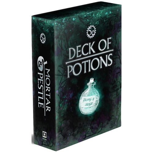 CB70620 Dungeons And Dragons RPG: Mortar And Pestle Potion Deck published by Cubicle 7 Entertainment