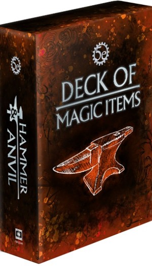 CB70624 Dungeons And Dragons RPG: Hammer And Anvil Magic Item Deck published by Cubicle 7 Entertainment