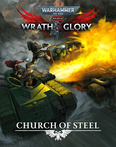 CB72607 Warhammer 40000 RPG: Wrath And Glory Church Of Steel published by Cubicle 7 Entertainment