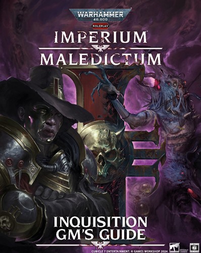 CB72708 Warhammer 40000 RPG: Imperium Maledictum Inquisition GM's Guide published by Cubicle 7 Entertainment