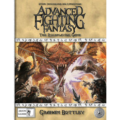 CB77001HC Advanced Fighting Fantasy RPG: Core Rulebook (Hardback) published by Arion Games