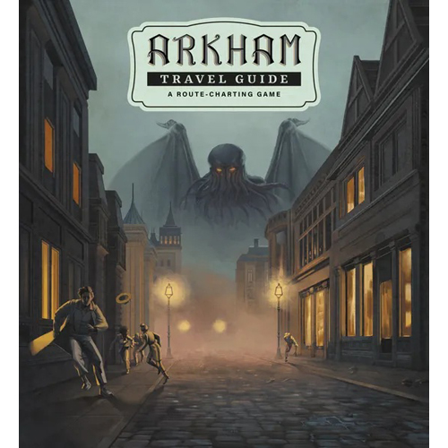 CGA18001 Arkham Travel Guide Board Game published by Crowd Games