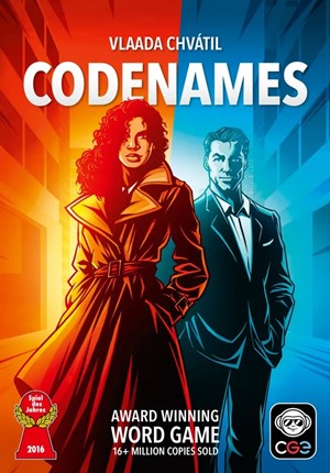 CGE00125 Codenames Card Game - 2025 Edition published by Czech Game Editions