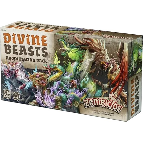 CMNGUF045 Zombicide Board Game: White Death Divine Beasts Expansion published by CoolMiniOrNot