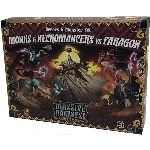 CMNMD019 Massive Darkness 2 Board Game: Monks And Necromancers vs The Paragon Expansion published by CoolMiniOrNot