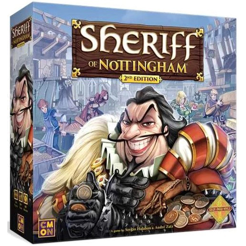 CMNSHF004 Sheriff Of Nottingham Card Game: 2nd Edition (Revised) published by CoolMiniOrNot