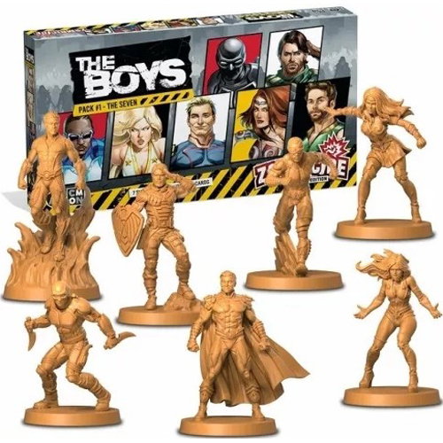 CMNZCDPR10 Zombicide Board Game: 2nd Edition The Boys Pack 1 The Seven published by CoolMiniOrNot