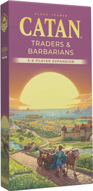 CN3090 Catan Board Game: 6th Edition Traders And Barbarians 5-6 Player Expansion published by Catan Studios