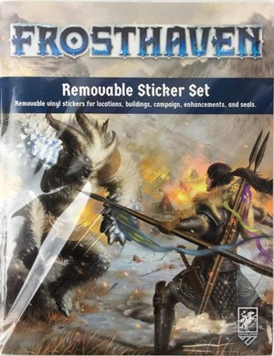 CPH0503 Frosthaven Board Game: Removable Sticker Set And Map published by Cephalofair Games