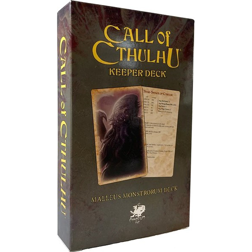 CT23171 Call of Cthulhu RPG: Malleus Monstrorum: Keeper Deck published by Chaosium