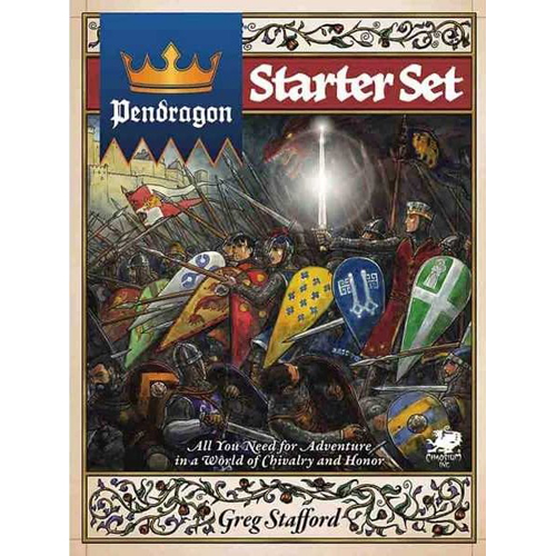 CT2729X King Arthur Pendragon RPG: Starter Set: Relive The Glory Of King Arthur's Court! published by Chaosium
