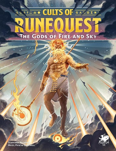 CT4047H RuneQuest RPG: Cults Of RuneQuest: The Gods Of Fire And Sky published by Chaosium