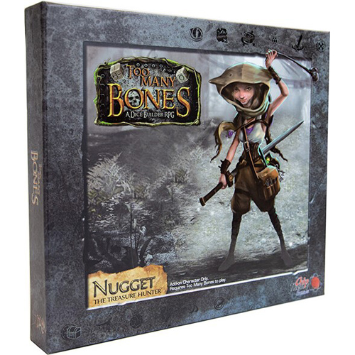 CTGTMBADD003 Too Many Bones Board Game: Nugget The Treasure Hunter Expansion published by Chip Theory Games