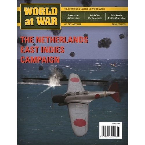 DCGWAW87 World At War Magazine #87: Netherlands East Indies: 1941-1942 published by Decision Games