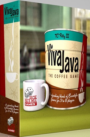 2!DHMVJ01 Vivajava: The Coffee Board Game published by Dice Hate Me Games
