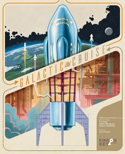 DMGDRNGC001 Galactic Cruise Board Game (Damaged) published by Dranda Games