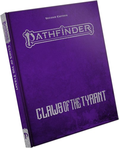 DMGPAI14003SE Pathfinder RPG 2nd Edition: Claws Of The Tyrant Adventure Special Edition (Damaged) published by Paizo Publishing