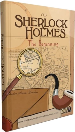 DMGVRGGNA00 Sherlock Holmes The Beginning Graphic Adventure Novel (Damaged) published by Van Ryder Games