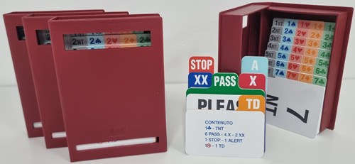 DN090035R Bridge Bidding Book - Red published by Dal Negro