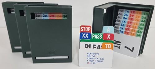 DN090035V Bridge Bidding Book - Olive published by Dal Negro