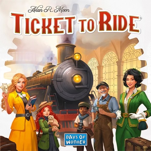 DOW7201N Ticket To Ride Board Game: 2025 Refresh published by Days Of Wonder