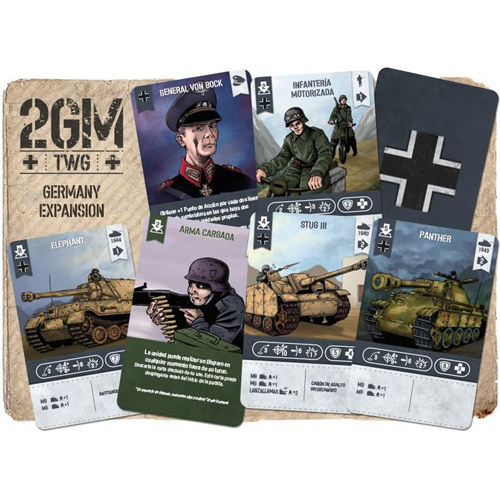 DRA2GMGER 2GM Tactics Board Game: Germany Reinforcements Expansion published by Draco Ideas