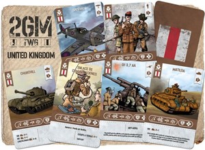 2!DRA2GMUK 2GM Tactics Board Game: United Kingdom Expansion published by Draco Ideas