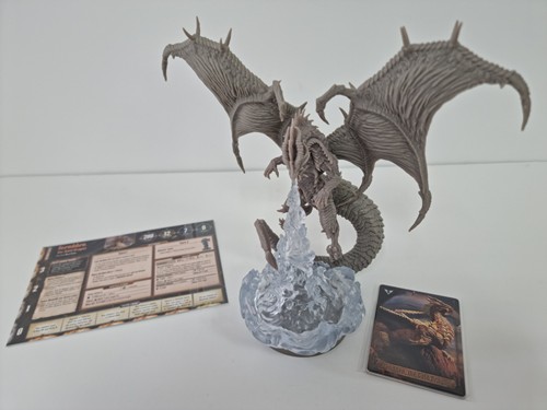 DRACOATCGDB01 Arena The Conquest Board Game: Gold Dragon Unpainted published by Dragori Games