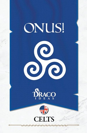 DRAONA08 Onus! Card Game: Armies VIII: Celts Expansion published by Draco Ideas