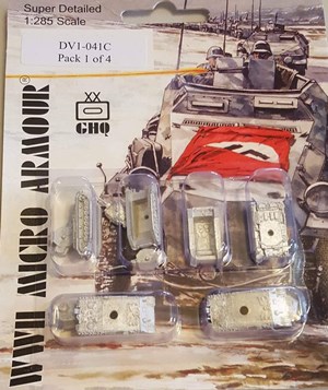 2!DVV1041C Sherman Leader: German Miniature Set published by Dan Verssen Games