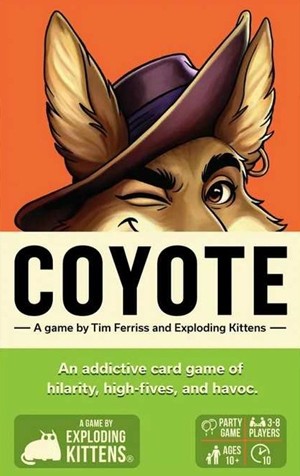 EKCOYCORELG4 Coyote Card Game published by Exploding Kittens