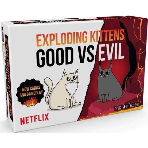 EKEKGGVSE6 Exploding Kittens Card Game: Good Vs Evil published by Exploding Kittens