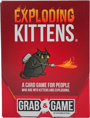 EKEKGIMP48 Exploding Kittens Card Game: Grab And Game published by Exploding Kittens