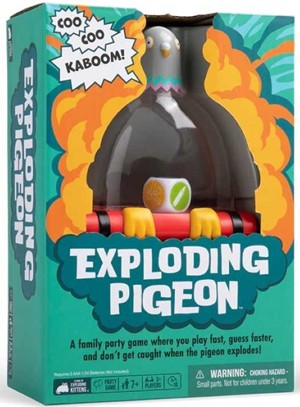 2!EKEXPICORE3 Exploding Pigeon Card Game published by Exploding Kittens