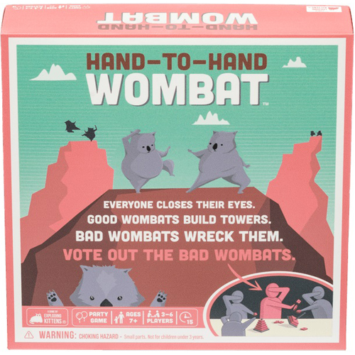 EKWMBTCORE4 Hand To Hand Wombat Card Game published by Exploding Kittens