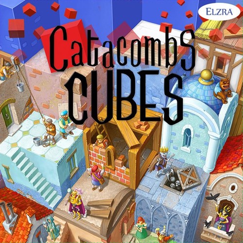 ELZ1600 Catacombs Cubes Board Game published by Elzra Corporation