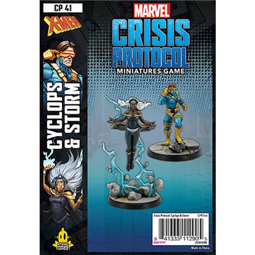 FFGCP41 Marvel Crisis Protocol Miniatures Game: Storm And Cyclops Expansion published by Atomic Mass Games