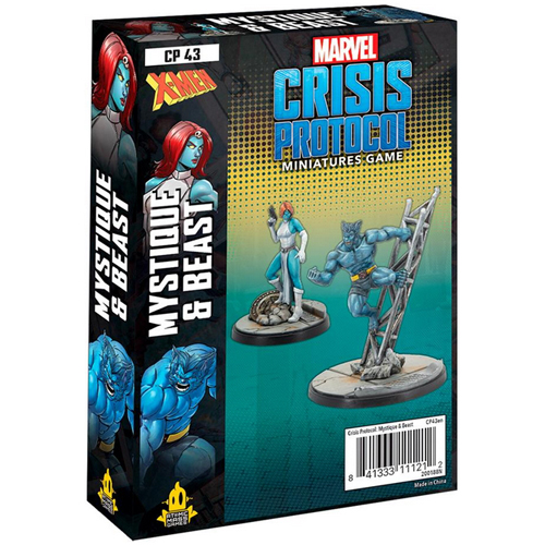 FFGCP43 Marvel Crisis Protocol Miniatures Game: Beast And Mystique Expansion published by Atomic Mass Games