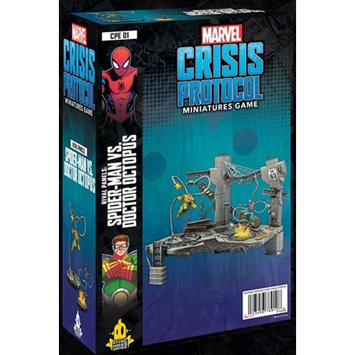 FFGCPE01 Marvel Crisis Protocol Miniatures Game: Rivals Panels: Spider-Man Vs Doctor Octopus Expansion published by Fantasy Flight Games