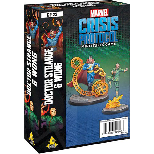 FFGMSG23 Marvel Crisis Protocol Miniatures Game: Dr Strange And Wong Character Pack published by Atomic Mass Games