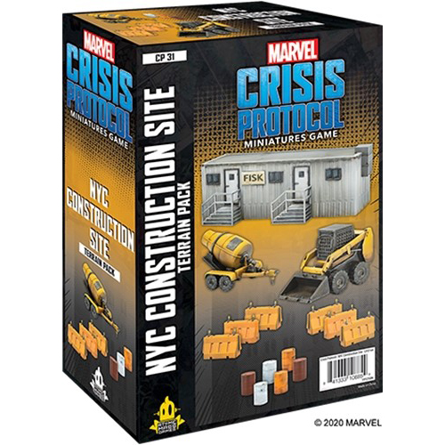 FFGMSG31 Marvel Crisis Protocol Miniatures Game: NYC Construction Site Terrain Expansion published by Atomic Mass Games