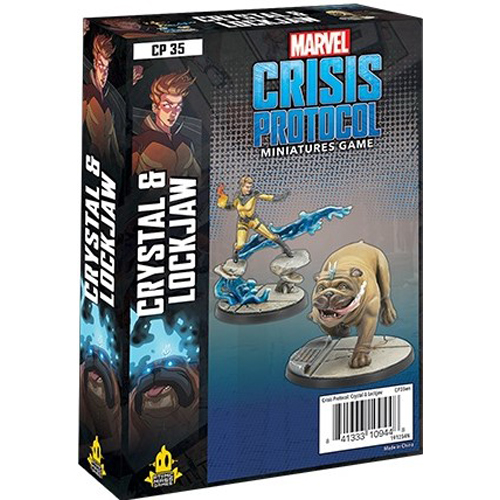 FFGMSG35 Marvel Crisis Protocol Miniatures Game: Crystal And Lockjaw Expansion published by Fantasy Flight Games